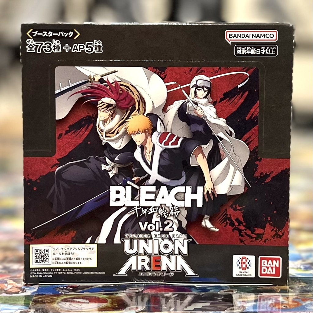 UNION ARENA : BLEACH BOOSTER BOX VOL. 2 EX07BT (JAPANESE)