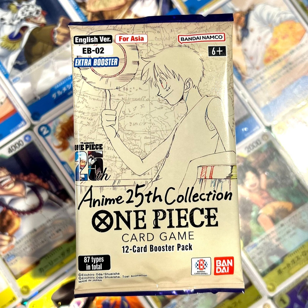 EXTRA BOOSTER PACK - ANIME 25TH COLLECTION - [ EB-02 ] ENGLISH ASIA