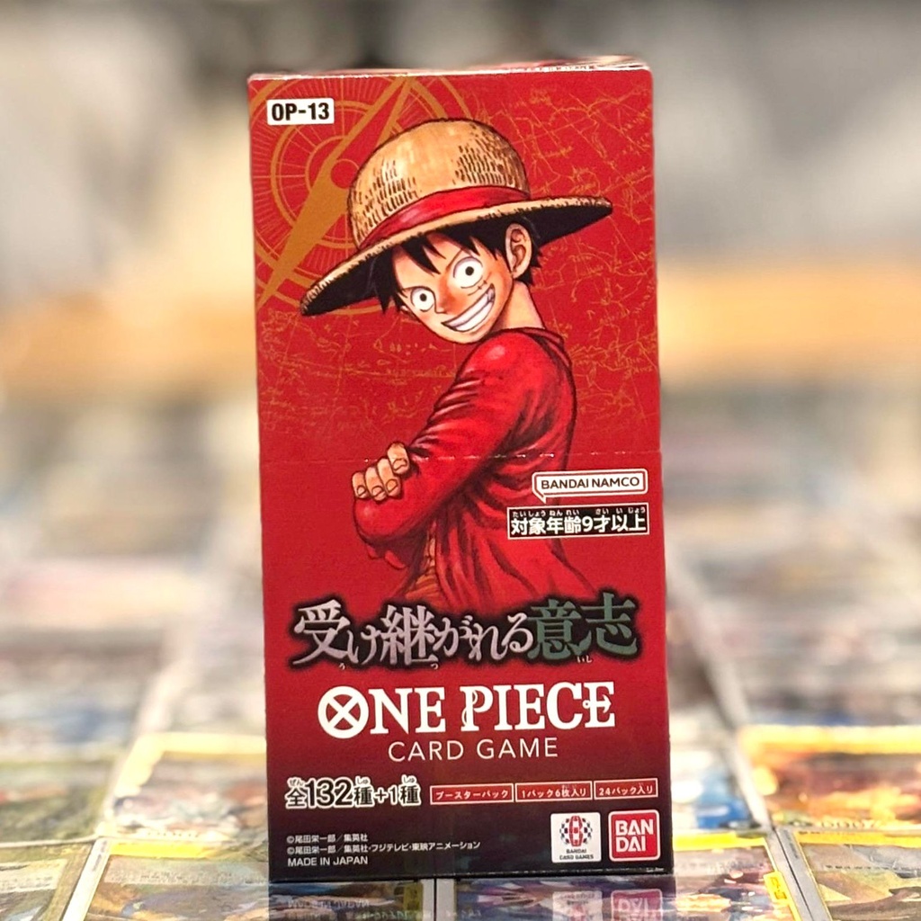BOOSTER BOX - CARRYING ON HIS WILL - [ OP-13 ] JAPANESE + PROMO CARD