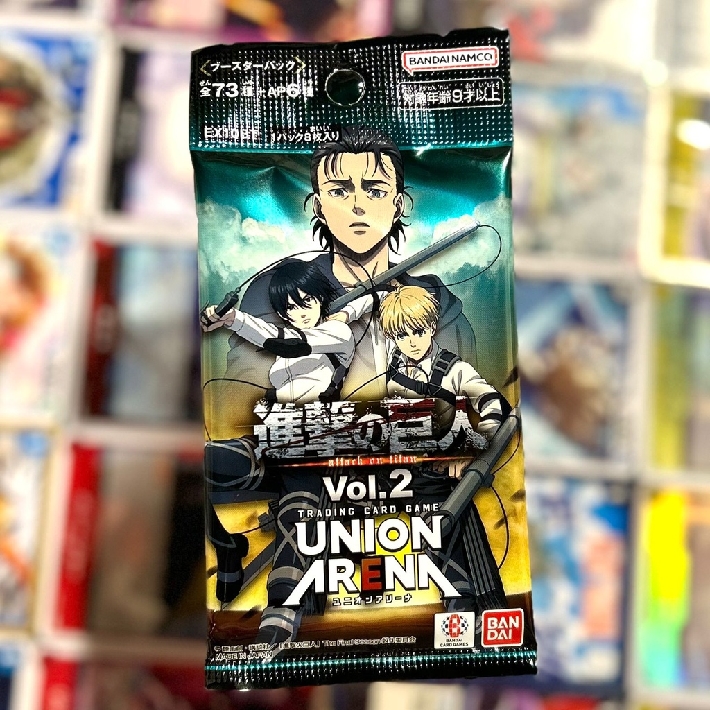 UNION ARENA : ATTACK ON TITAN VOL. 2 BOOSTER PACK EX10BT (JAPANESE) 