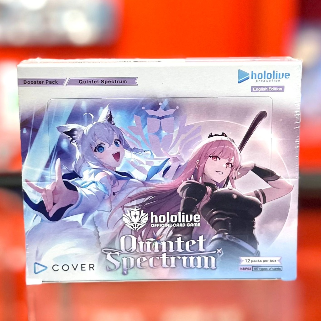 HOLO LIVE QUINTET SPECTRUM BOOSTER BOX HBP02 (ENGLISH)   