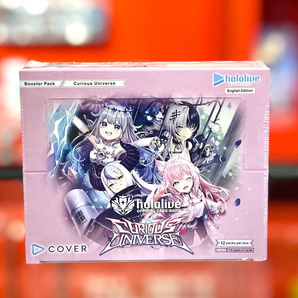 HOLO LIVE CURIOUS UNIVERSE BOOSTER BOX HBP04 (ENGLISH)    