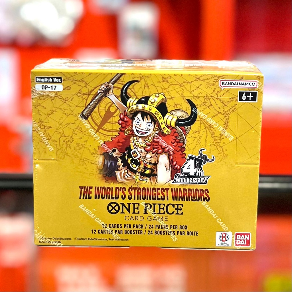ONE PIECE TCG-BOOSTER BOX- WORLD'S STRONGEST WARRIORS - OP-17 (ENGLISH)