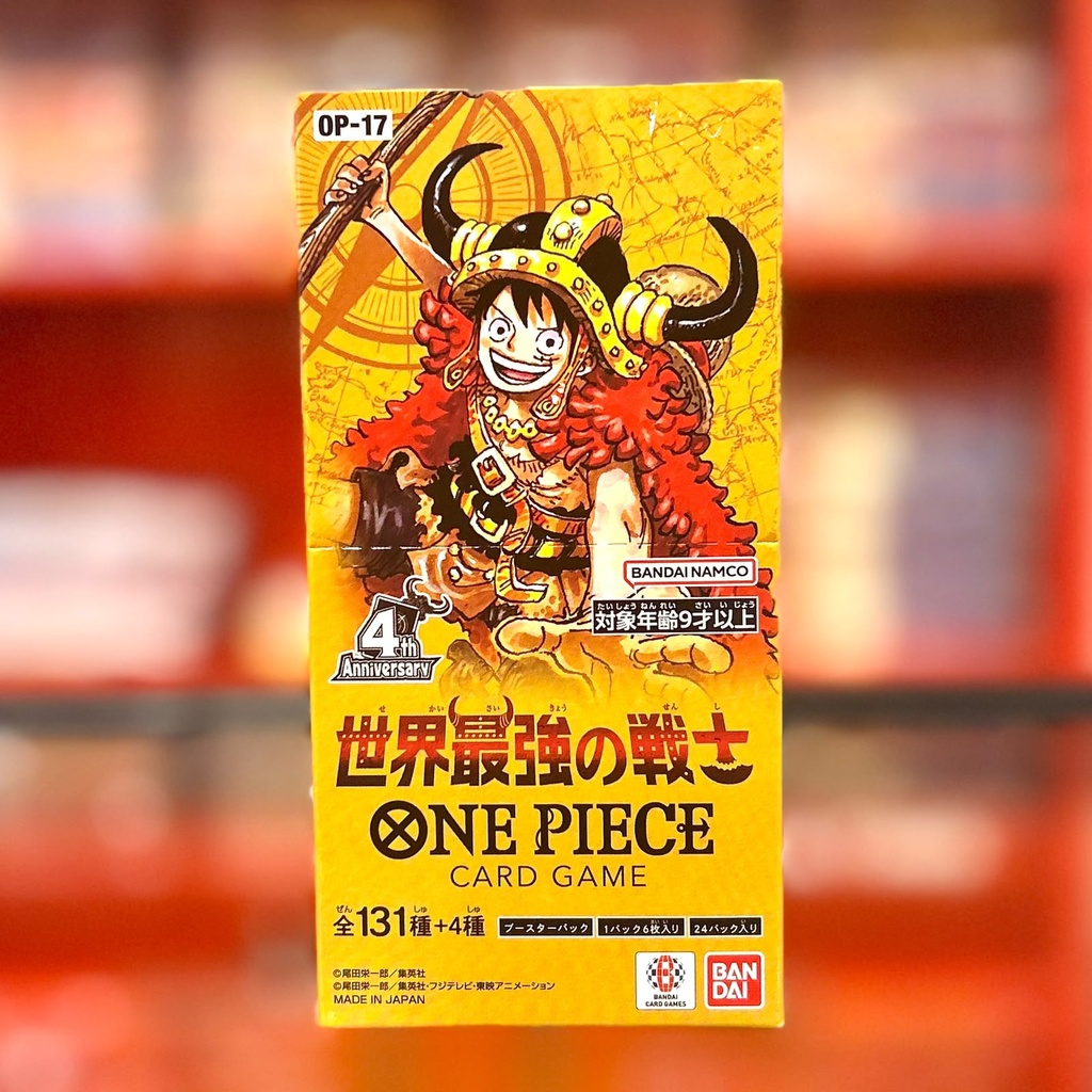 BOOSTER BOX - THE WORLD'S STRONGEST WARRIORS - [ OP-17 ] (JAPANESE) 