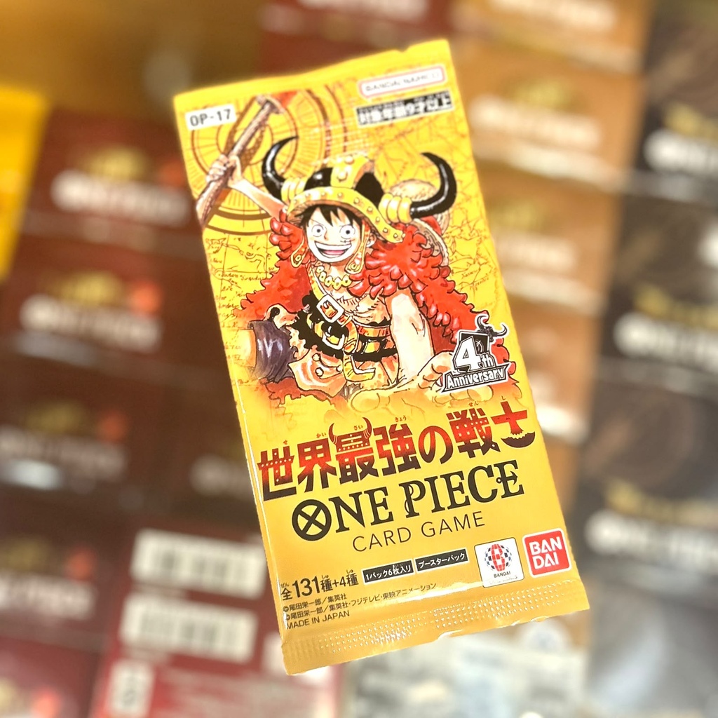 BOOSTER PACK - THE WORLD'S STRONGEST WARRIORS - [ OP-17 ] (JAPANESE) 