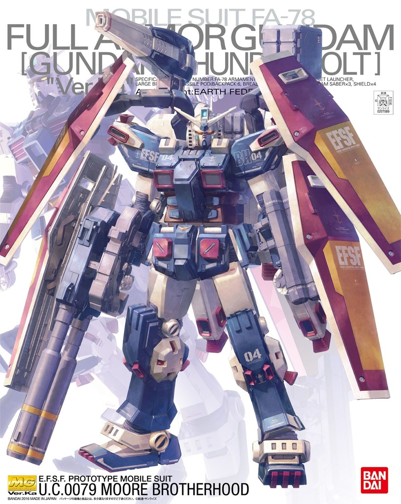 MG 1/100 FA-78 Full Armor Gundam (Thunderbolt Ver.Ka) – Mobile Suit Overload
