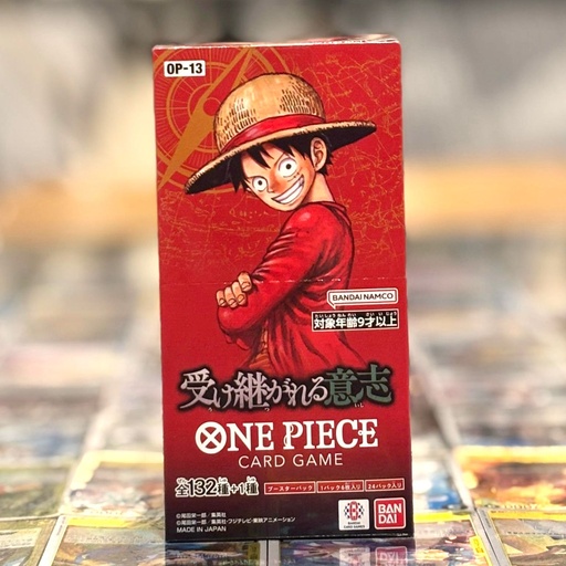 BOOSTER BOX - CARRYING ON HIS WILL - [ OP-13 ] (JAPANESE) + PROMO CARD