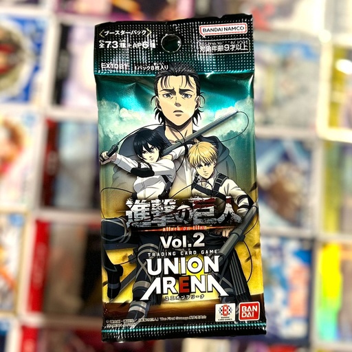 UNION ARENA : ATTACK ON TITAN VOL. 2 BOOSTER PACK EX10BT (JAPANESE) 